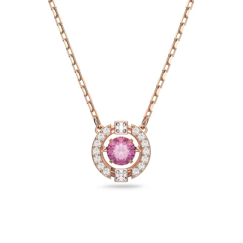 Swarovski スワロフスキーSparkling Dance Round クリスタル ネックレス