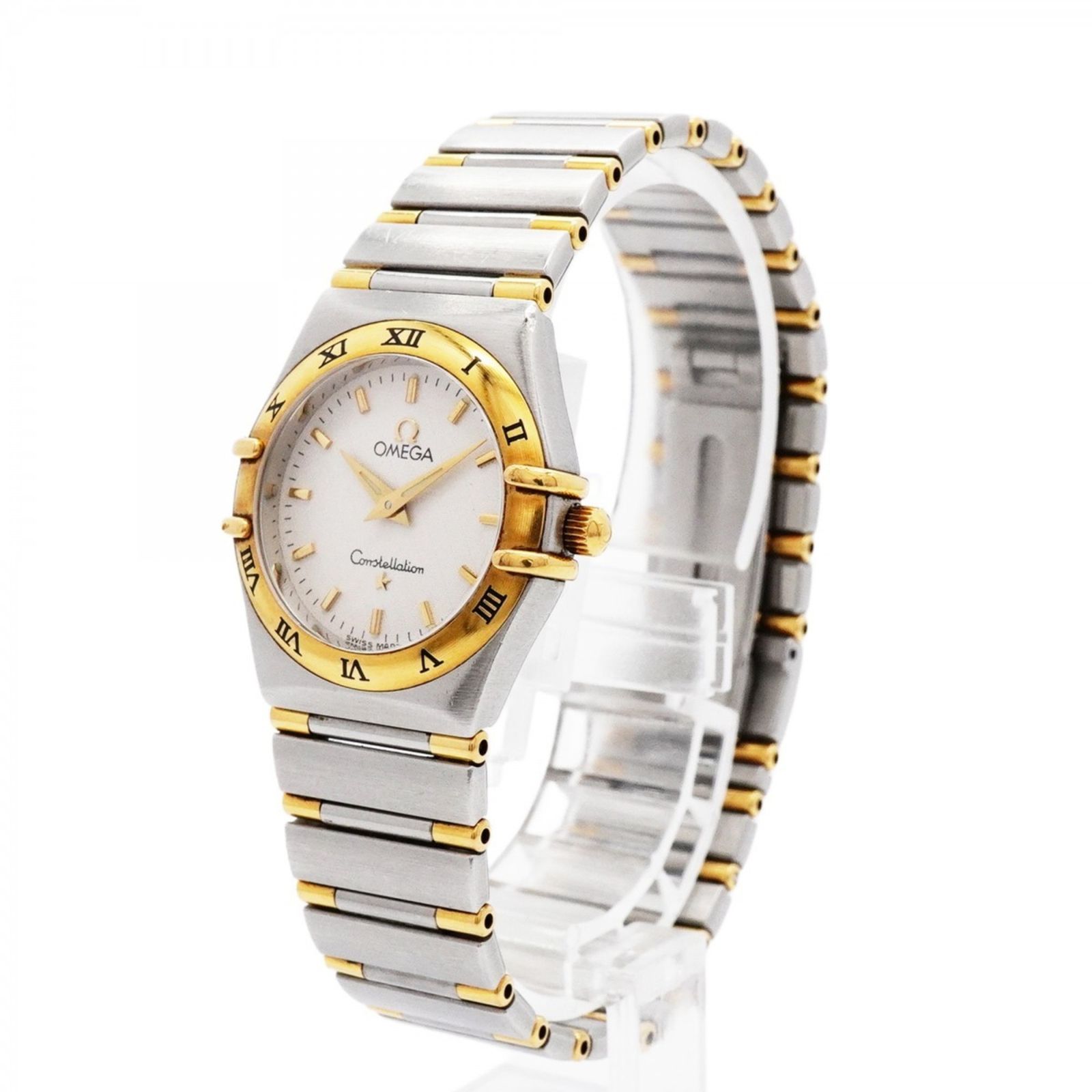 白文字盤腕時計 レディース