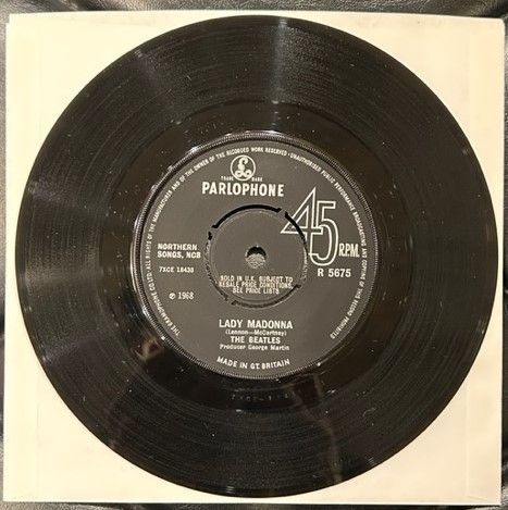 ７インチ☆BEATLES☆Lady Madonna UK Parlophone-tops.edu.ng