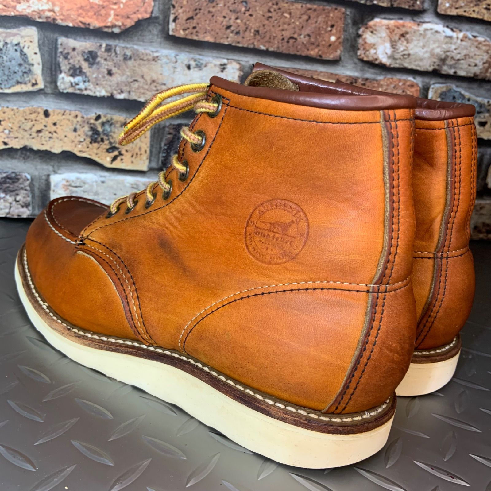 激レア　レッドウィング RED WING 875 犬刻印 8-1/2 E 97年 Yahoo!オークション -「レッドウィング 875 犬刻印」(レッド
