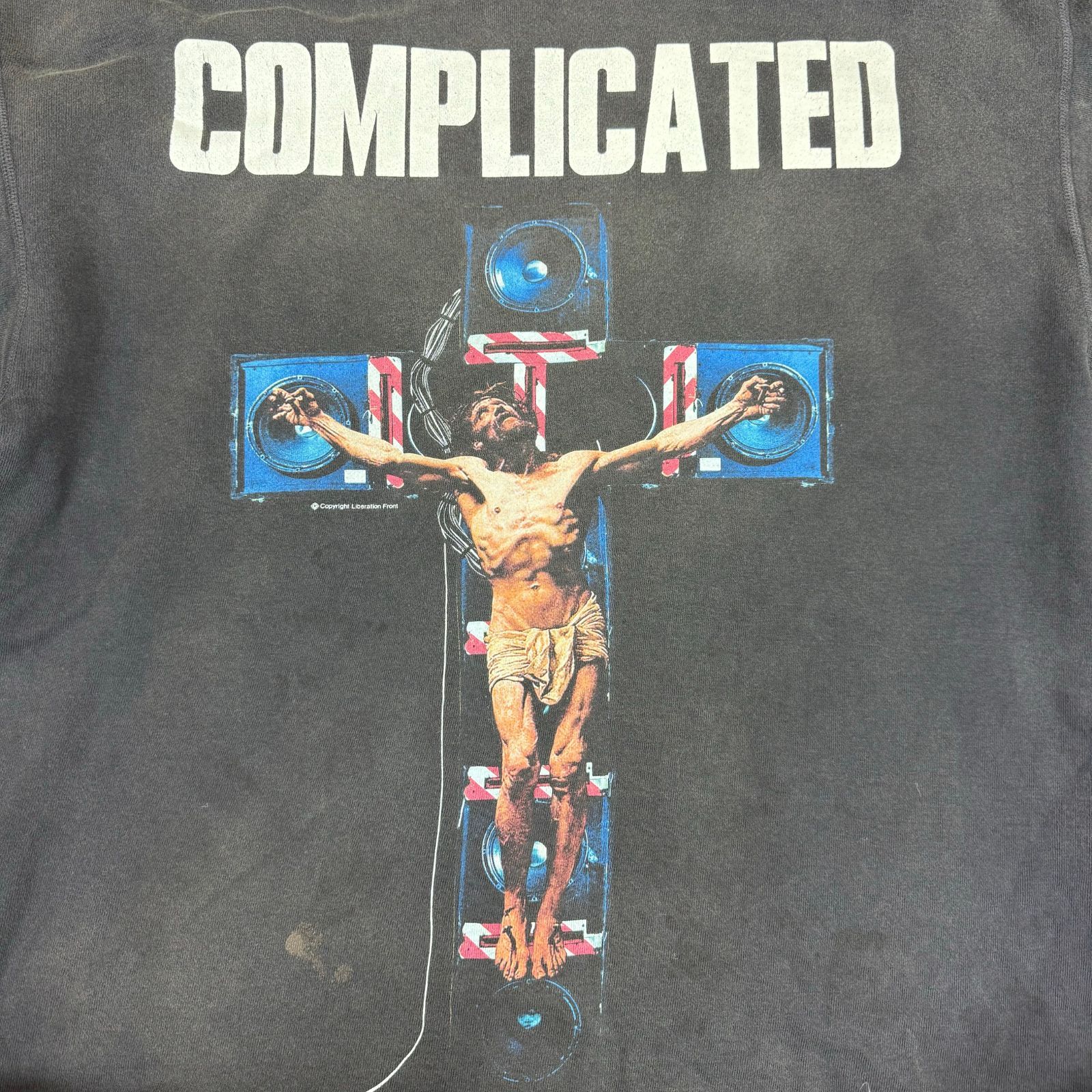 正規品 SAINT MICHAEL×河村康輔 COMPLICATEDパーカー 正規品SAINT MICHAEL×河村康輔COMPLICATEDパーカーL