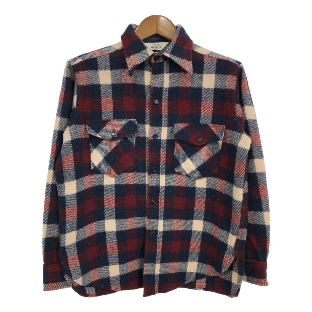 70年代 WOOLRICH ウールリッチ ウールシャツ ヴィンテージ チェック