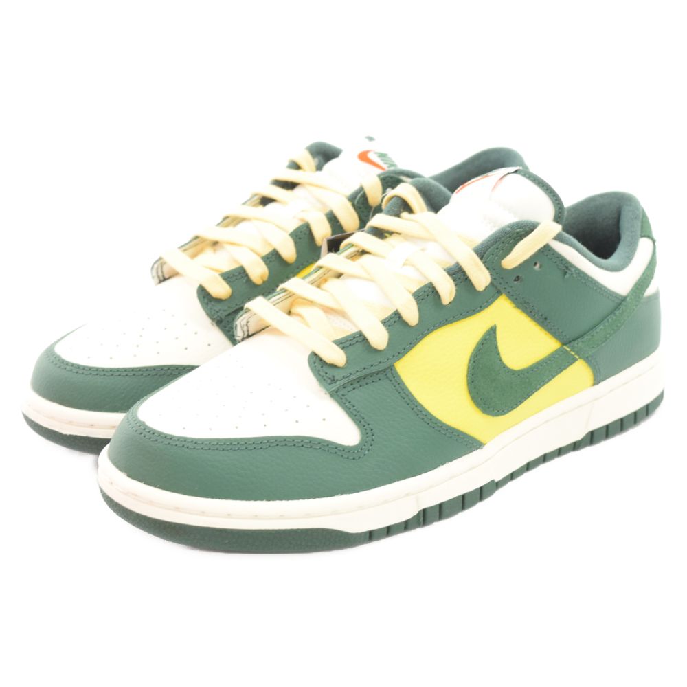 NIKE (ナイキ) WMNS DUNK LOW SE NOBLE GREEN FD0350-133 ウィメンズ ダンク ロー SE ノーブルグリーン  ローカットスニーカー ホワイト/グリーン US11/28.0 cm FD0350-133