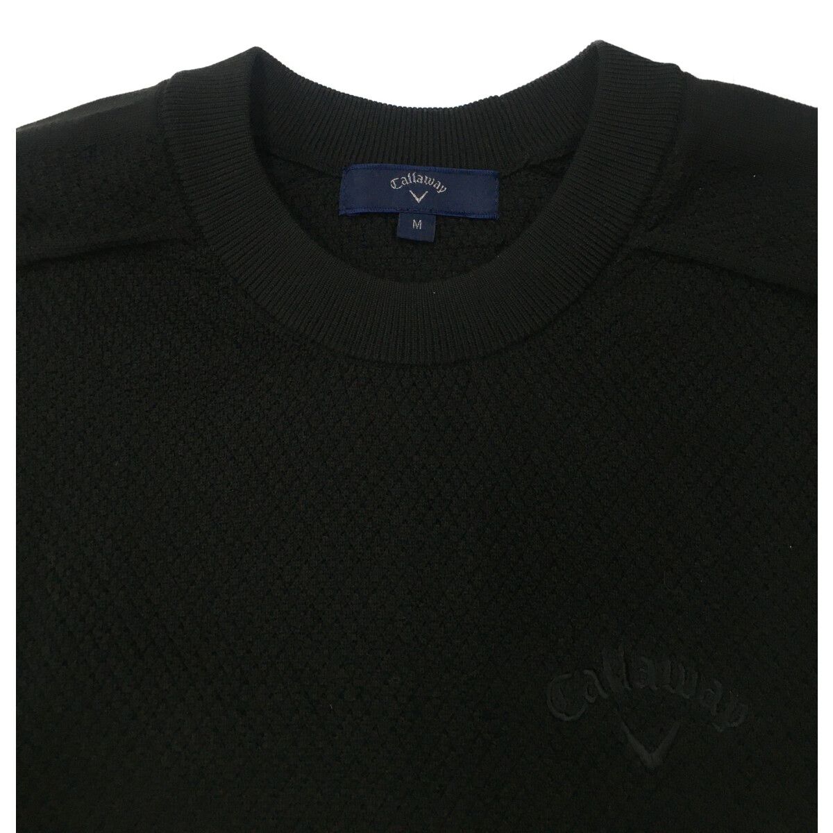 Callaway - coco 中古 キャロウェイ Callaway メンズ セーター M 黒 ブラック 長袖クルーネッニット シンプル 中古 メンズ キャロウェイ Callaway セーター M 黒 ブラック