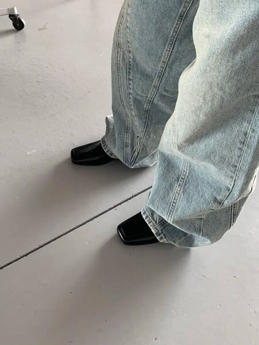 【偽造品10倍補償】公式正規品！235 メティエ スクエアステッチモノローファー ブラックローファー 保育園上履き