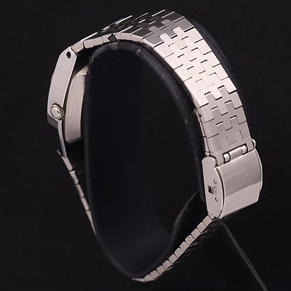 稼働品 セイコー グリーン文字盤 レディース腕時計 クォーツ 7902-5020 セイコー QZ 7902-5020 デイト スクエア 緑文字盤 レディース腕時計