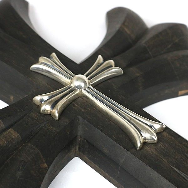 希少CHROME HEARTS エボニー製オーナメントオブジェ ブラウン CHROME HEARTS クロムハーツ インテリア オーナメント エボニー