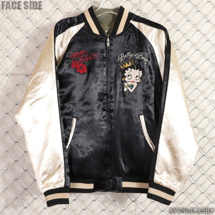 The BRAVE-MAN ベティブープ リバーシブル スカジャン BBB-2453