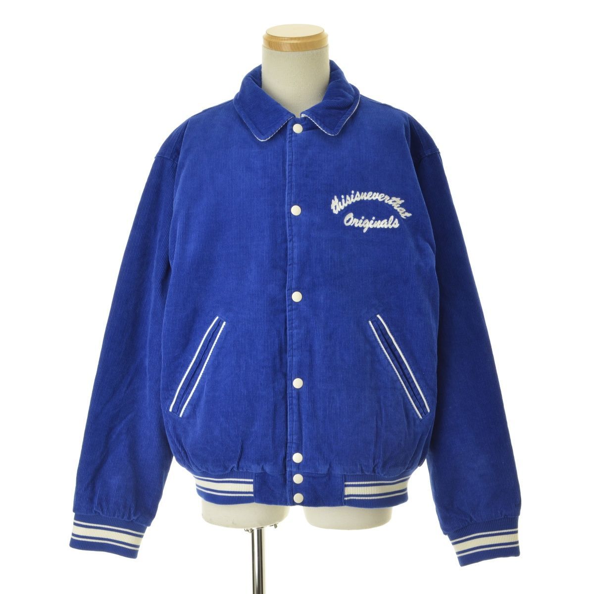 thisisneverthat】22AW TN223WOWLS02 ORIGINALS CORDUROY VARSITY 