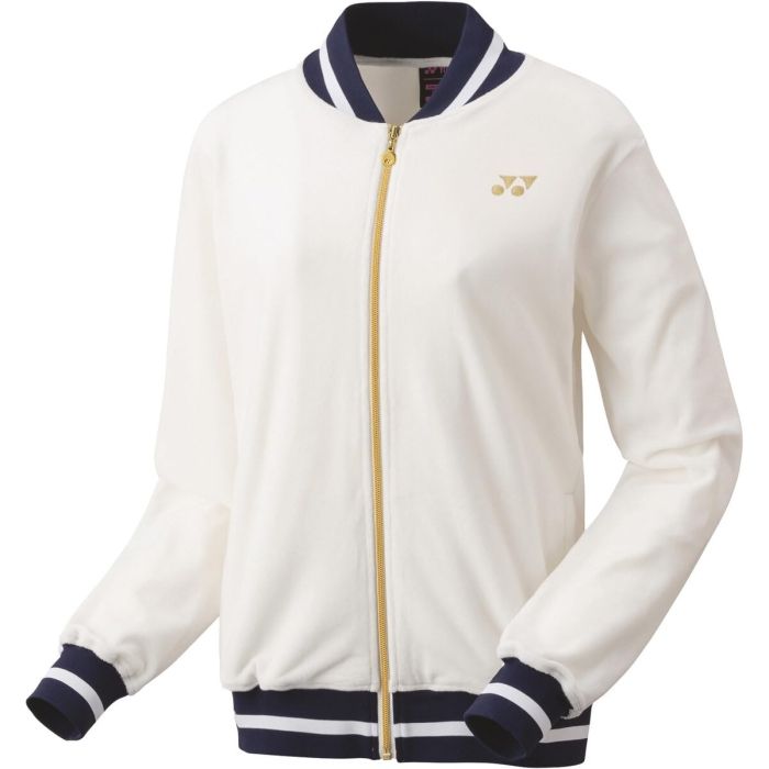 【新品・5営業日で発送】YONEX ヨネックス ウィメンズ__ベロアジャケット (58109) 色 : ホワイト サイズ : M 