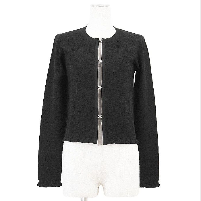 未使用】CHANEL シャネル カーディガン ニット P76842 2024SS