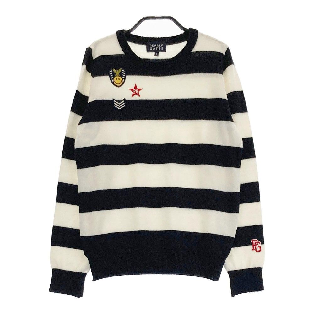サイズ：0 PEARLY GATES パーリーゲイツ ニットセーター カシミヤ混