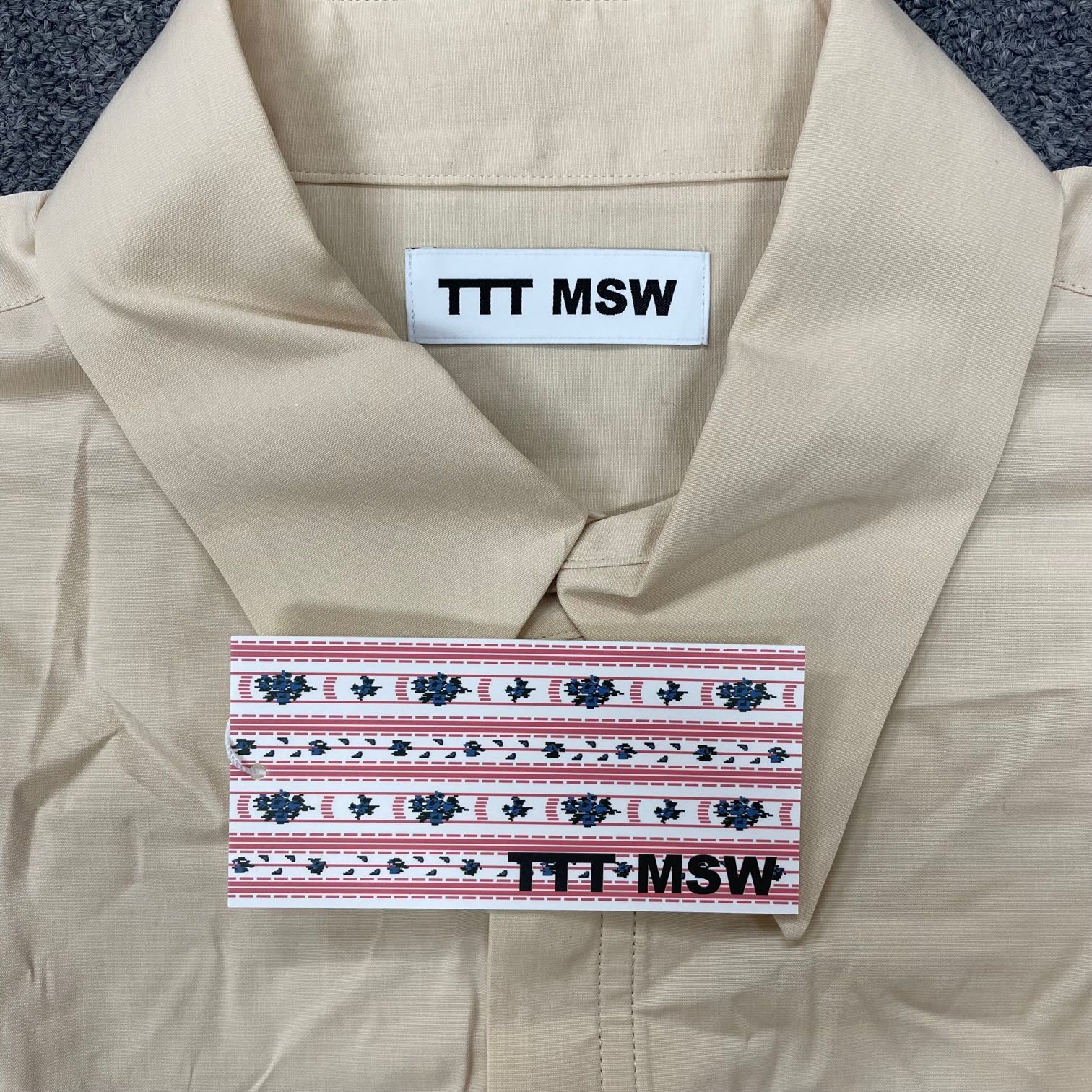 定価26400円 新品 TTT MSW 22SS ハーフスリーブシャツ 半袖 ティー