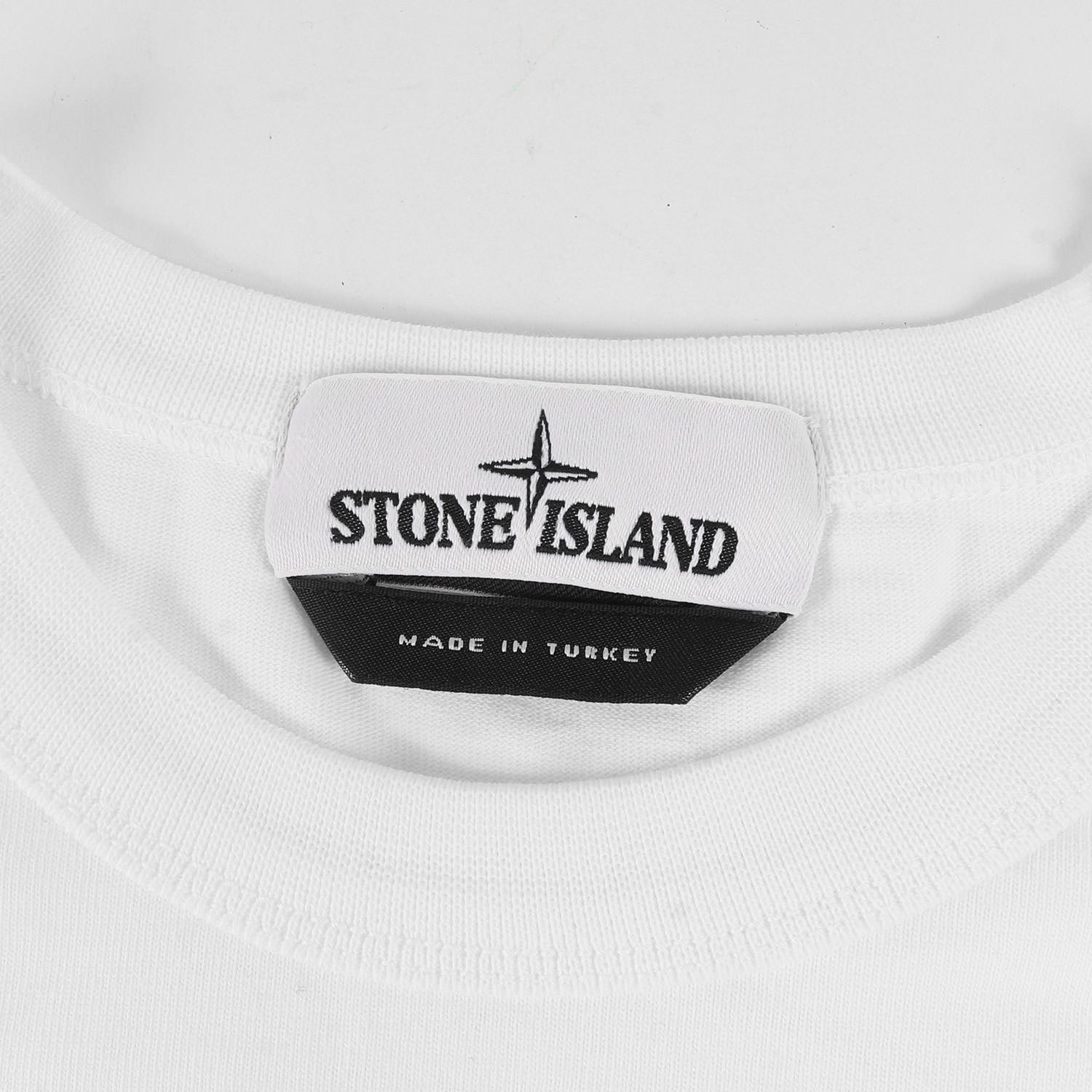 STONE ISLAND 23ss サークルロゴ スウェットシャツ L 白