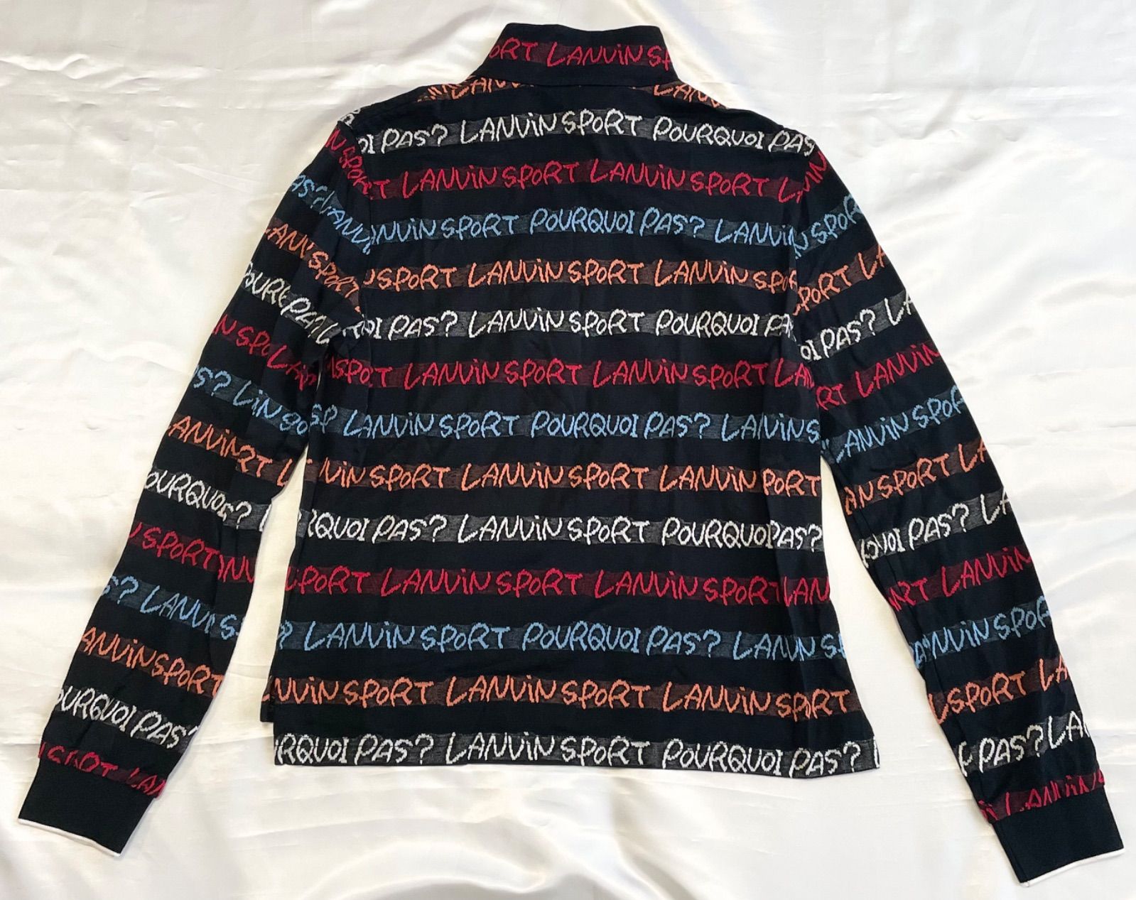 LANVIN - 美品【LANVINSPORT】ランバンスポール42 長袖 ジップ ゴルフ LANVIN SPORT セール 公式 ランバン スポール ジップアップ長袖