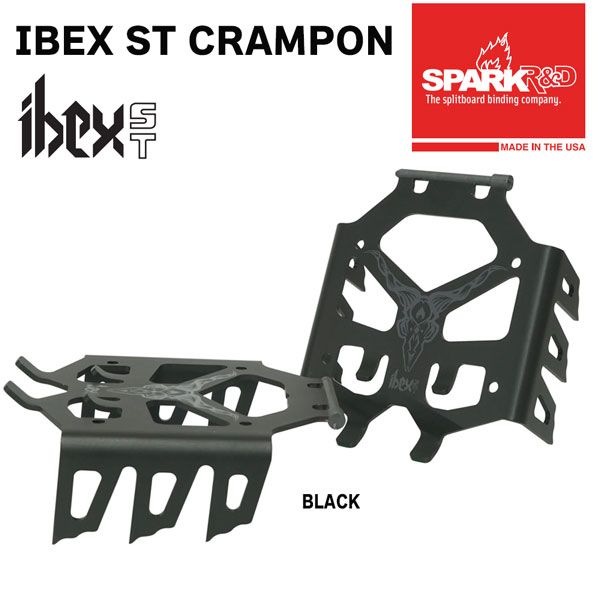 25-26 スパーク アイベックスエスティクランポン SPARK R-D IBEX ST CRAMPONS スノーボード ビンディング バインディング 25-26-BD-SPK ブラック レギュラー ワイド