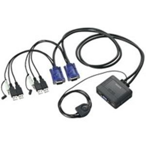 (業務用5セット) エレコム(ELECOM) パソコン切替器／KVM-KUS ブ