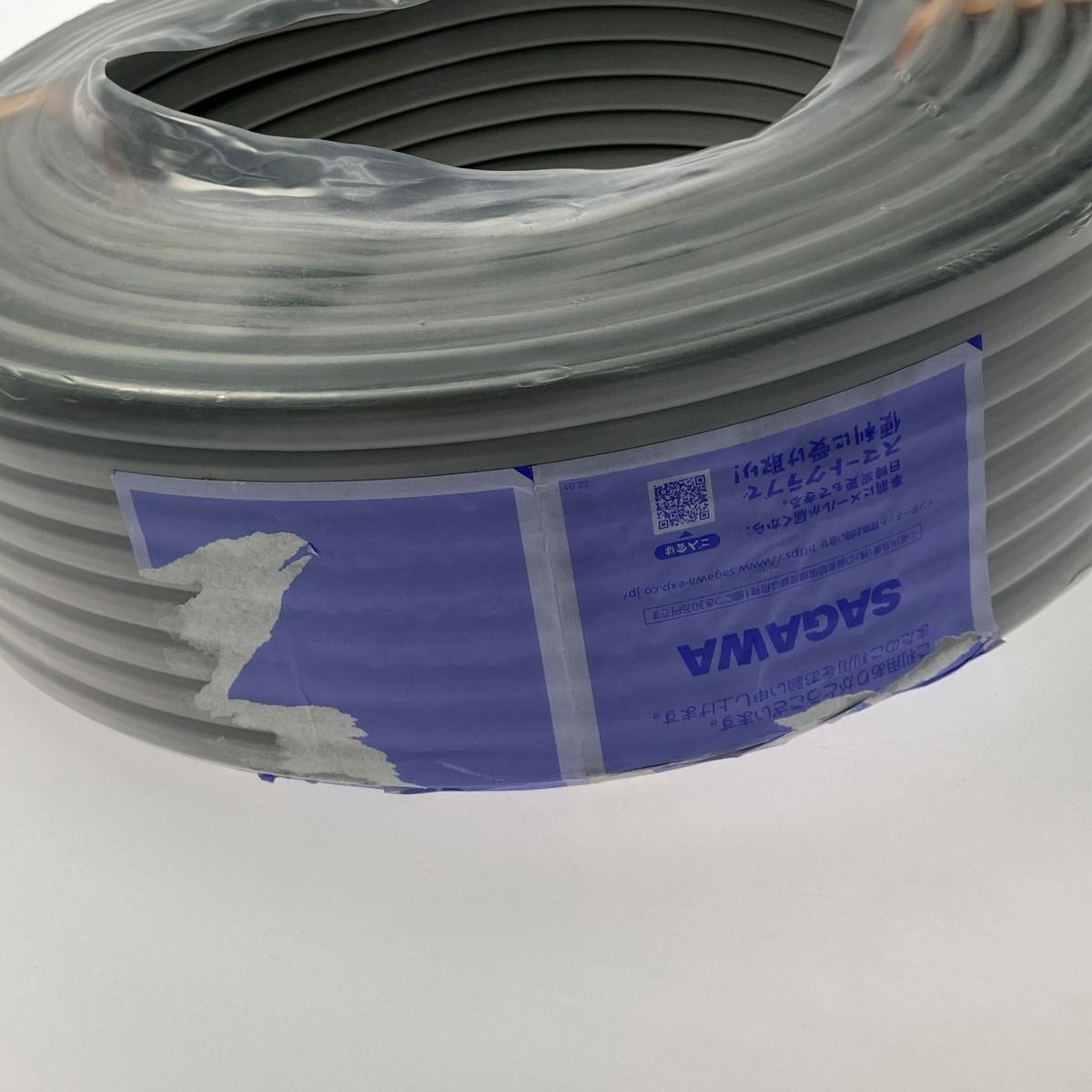 VVF 3×16 一般用グレーケーブル VVFケーブル 2.0mm×3心 100m