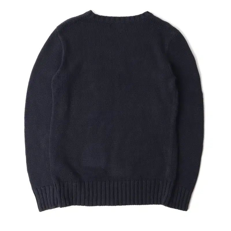 韓国人気 [POLO] コットン 星条旗 ニットセーター ネイビー ポロ Ralph Lauren(ラルフローレン) ネイビー 星条旗 ニット