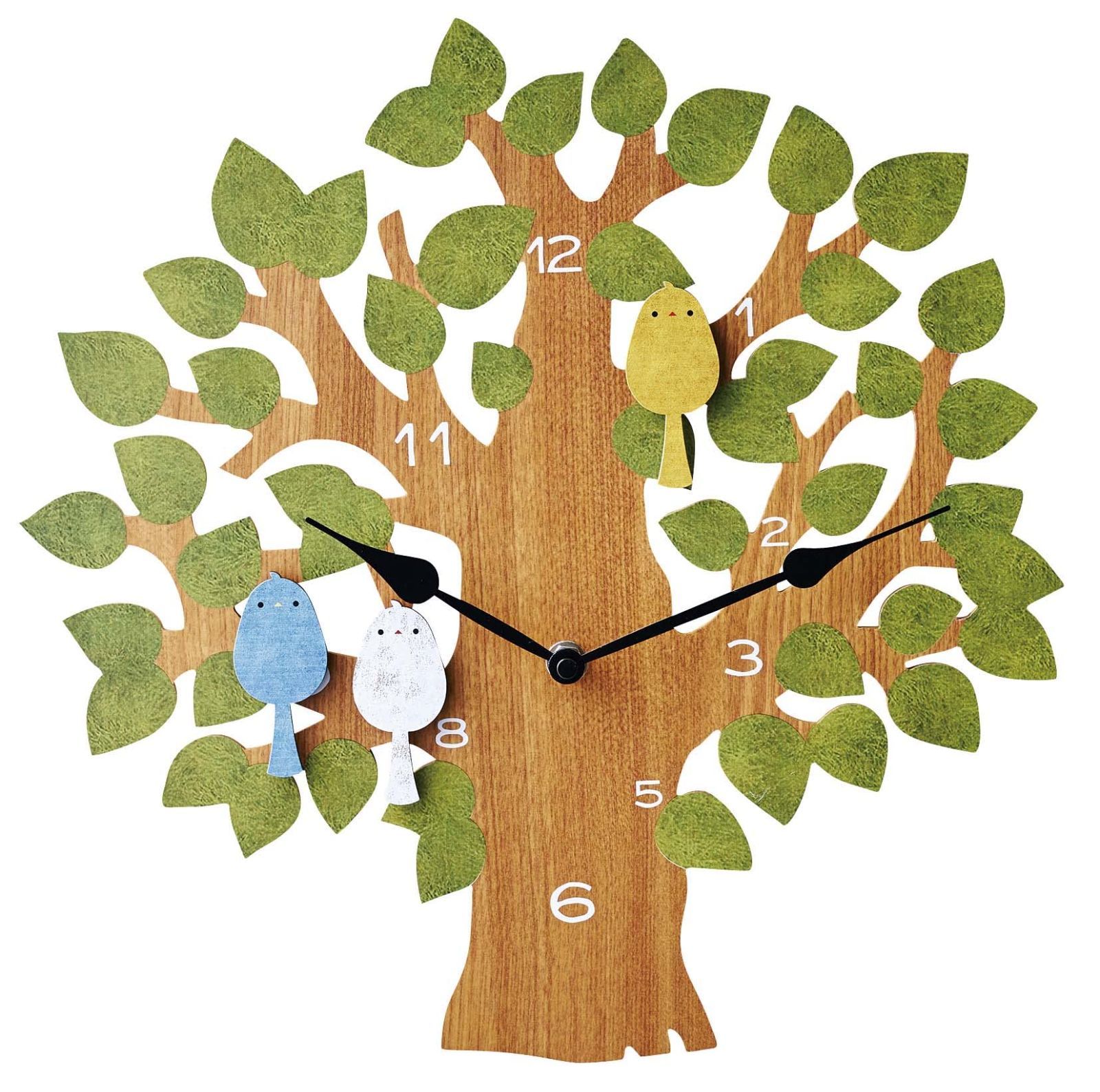 【大特価】INTERFORM INC. インターフォルム 掛け時計 鳥 振り子 動物 クロック Turul トゥルル CL-9891GN インテリア