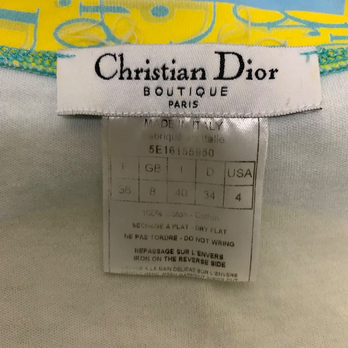 ディオール/クリスチャンディオール 半袖Tシャツ サイズ40 M ...