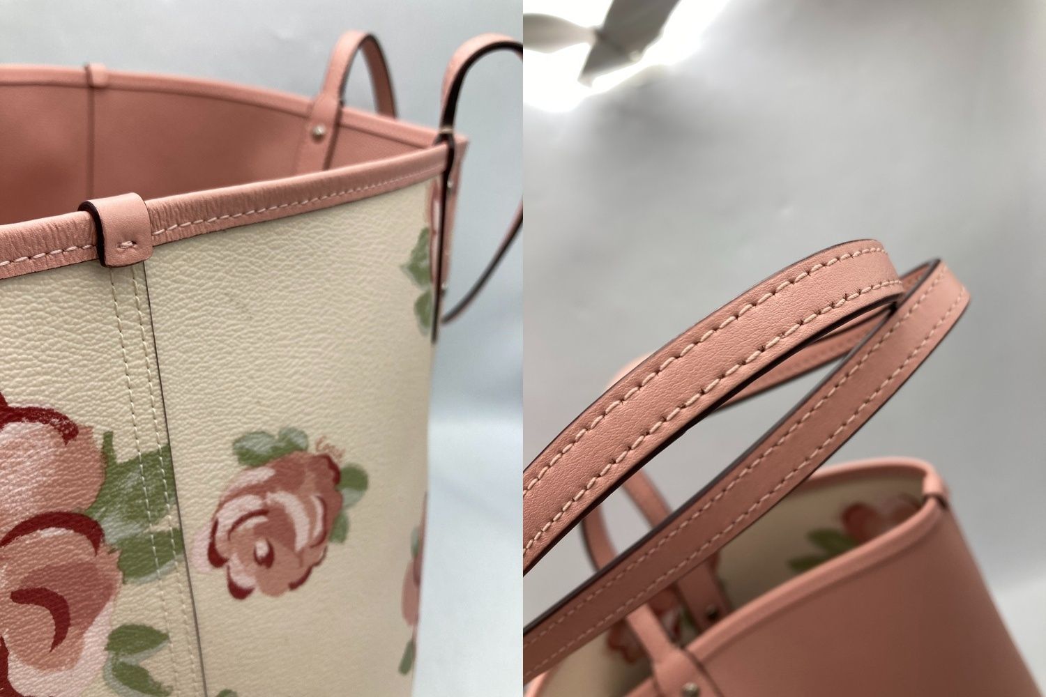 COACH コーチ ジャンボ フローラル プリント リバーシブル トートバック F45317 D4 DECORATOM_COM_BR