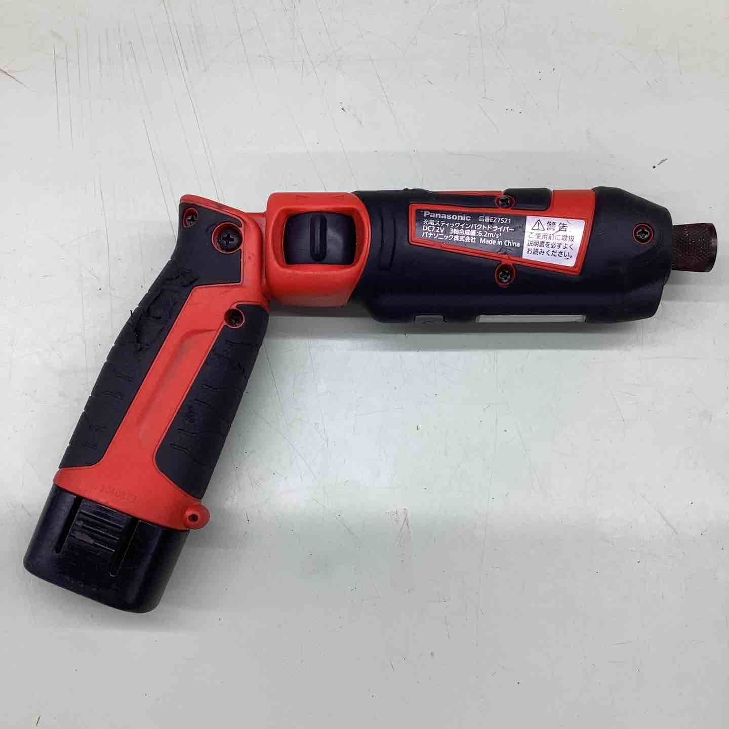 パナソニック Panasonic 充電スティックインパクトドライバー 7.2V レッド EZ7521X-R 越谷店