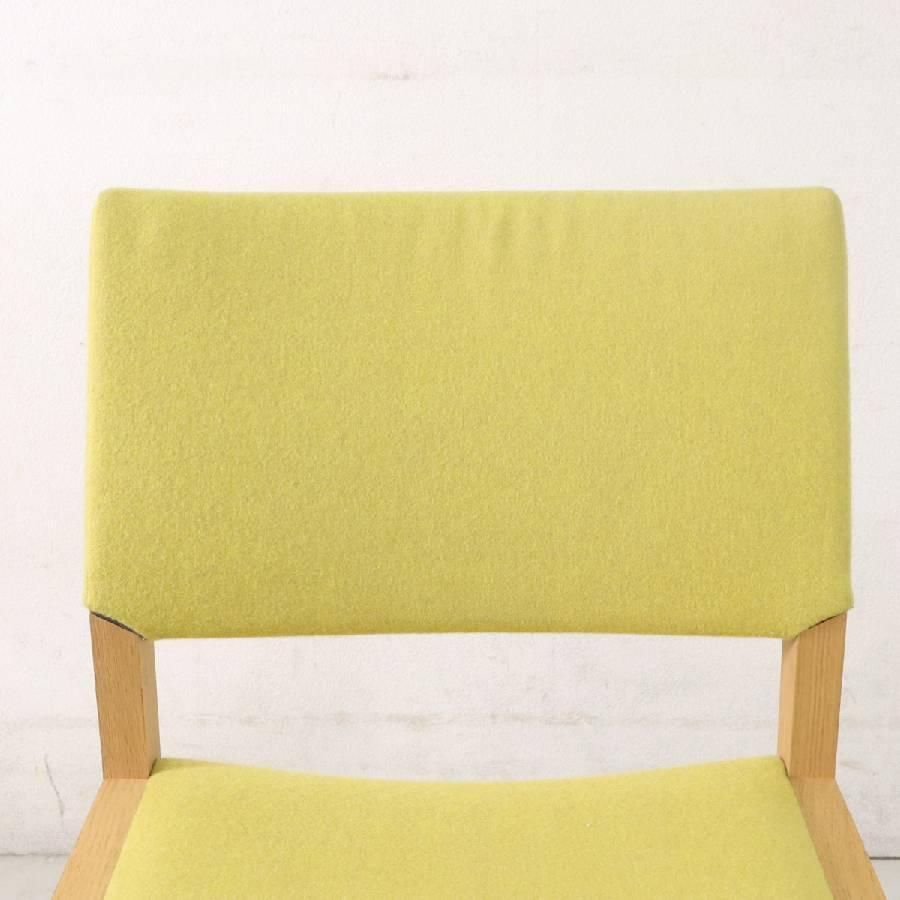 カリモク家具 HARU ダイニングチェア 小林幹也 4本脚 イエロー カリモク家具 HARU ダイニングチェア 小林幹也 4本脚 イエロー