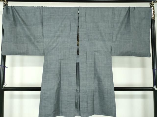 平和屋着物○男性 本場大島紬 アンサンブル 長羽織 150亀甲 総詰め