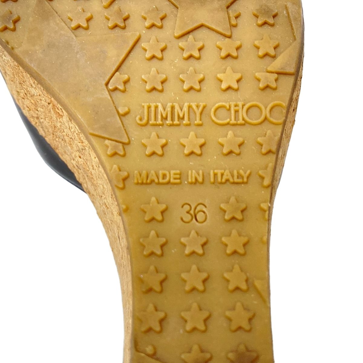 JIMMY CHOO(ジミーチュウ) ミュール 36 レディース - 黒