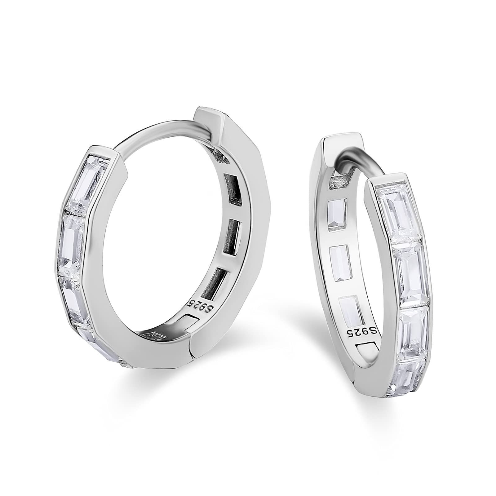 【特価商品】イヤリング シンプル ラウンドフープ CZダイヤ K14金メッキ ジルコニア 両耳 金属アレルギー対応 メンズピアス アクセサリー シルバー925 15mm レディースピアス フープピアス KRKC&CO