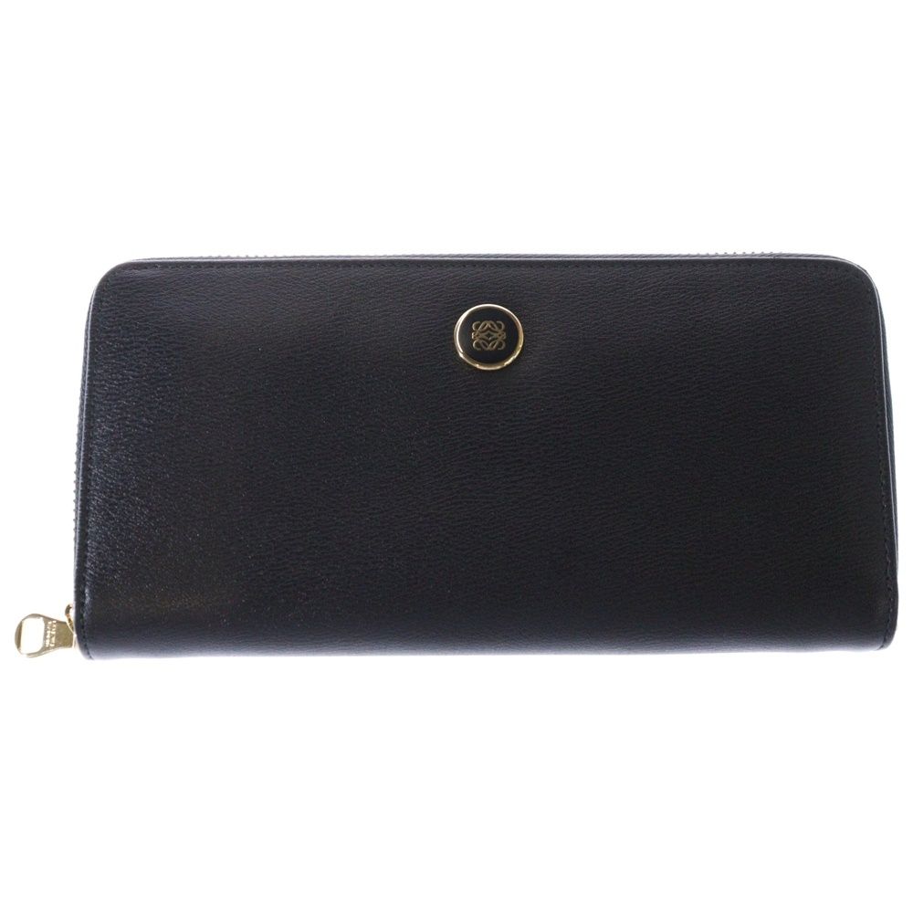 LOEWE ロエベ リネン 長財布 小売 ラウンドファスナー LOEWE