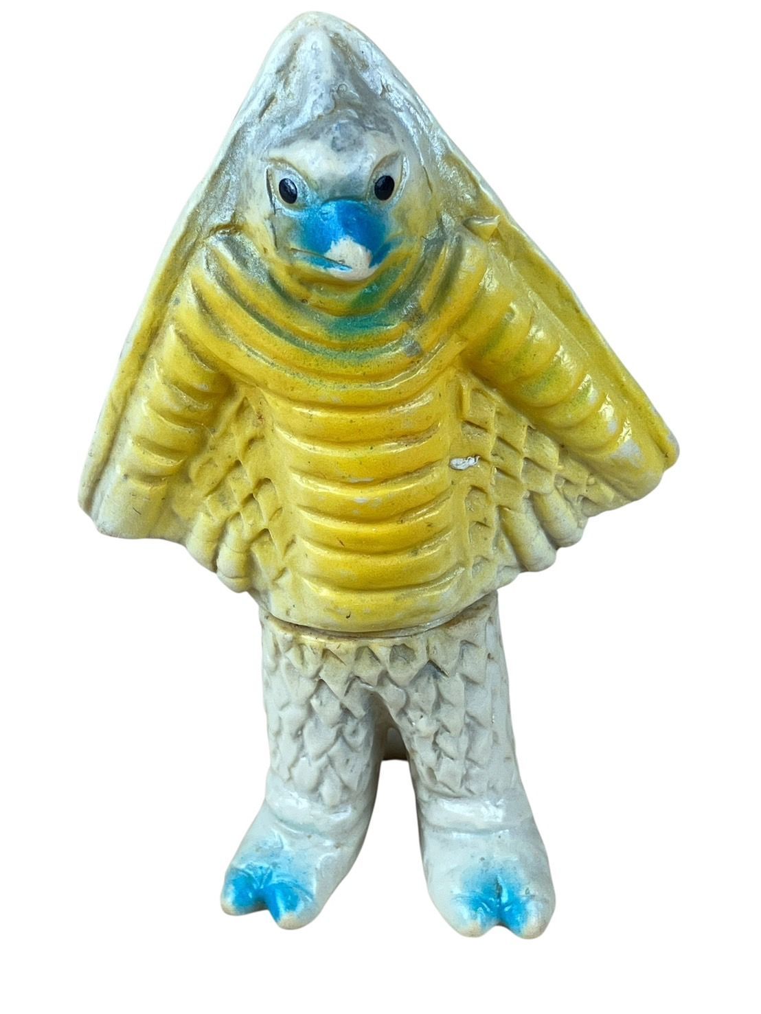 N0315】ミラーマン タカトク製 ソフビ インベラー 怪獣 昭和