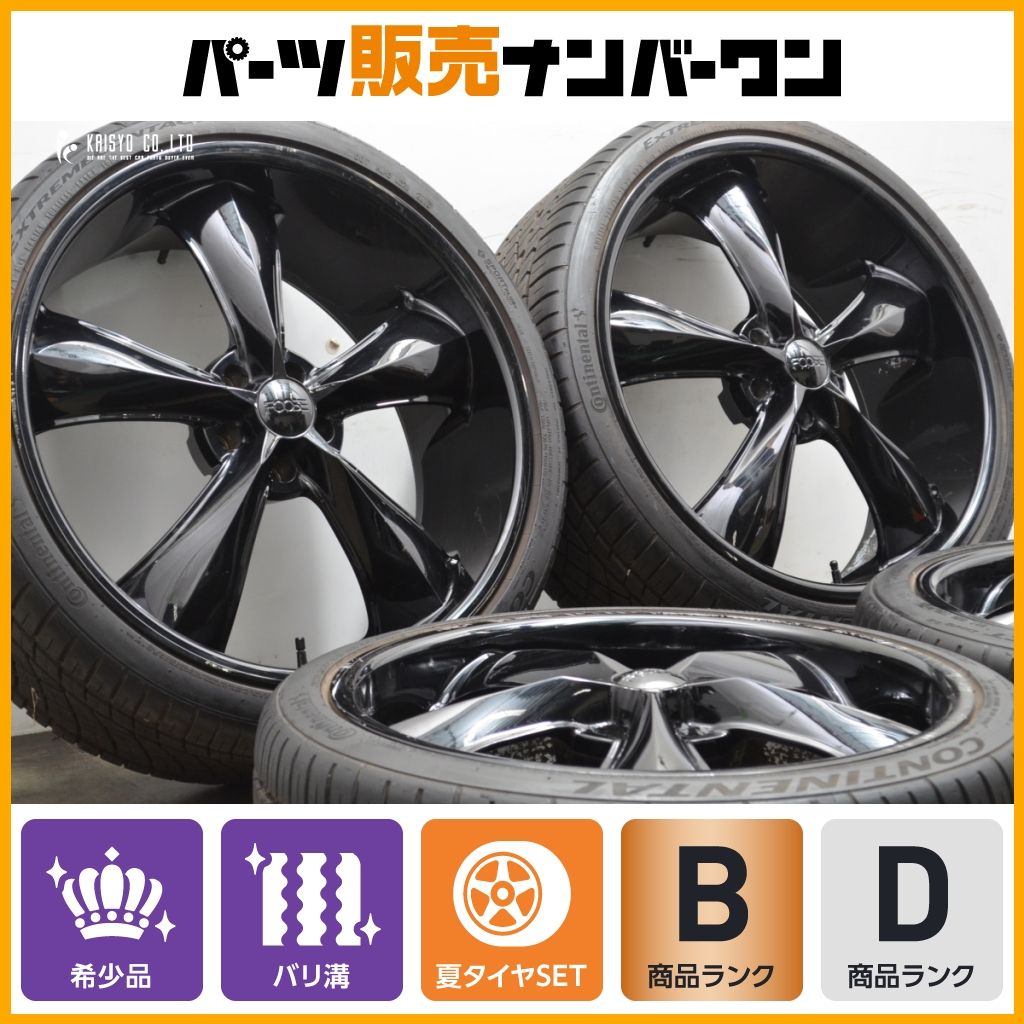 サイズ FOOSE Legend フース レジェンド F104 20in 8.5J 32 22in 9J 38 PCD114.3 コンチネンタル 245 35R20 265 30R22