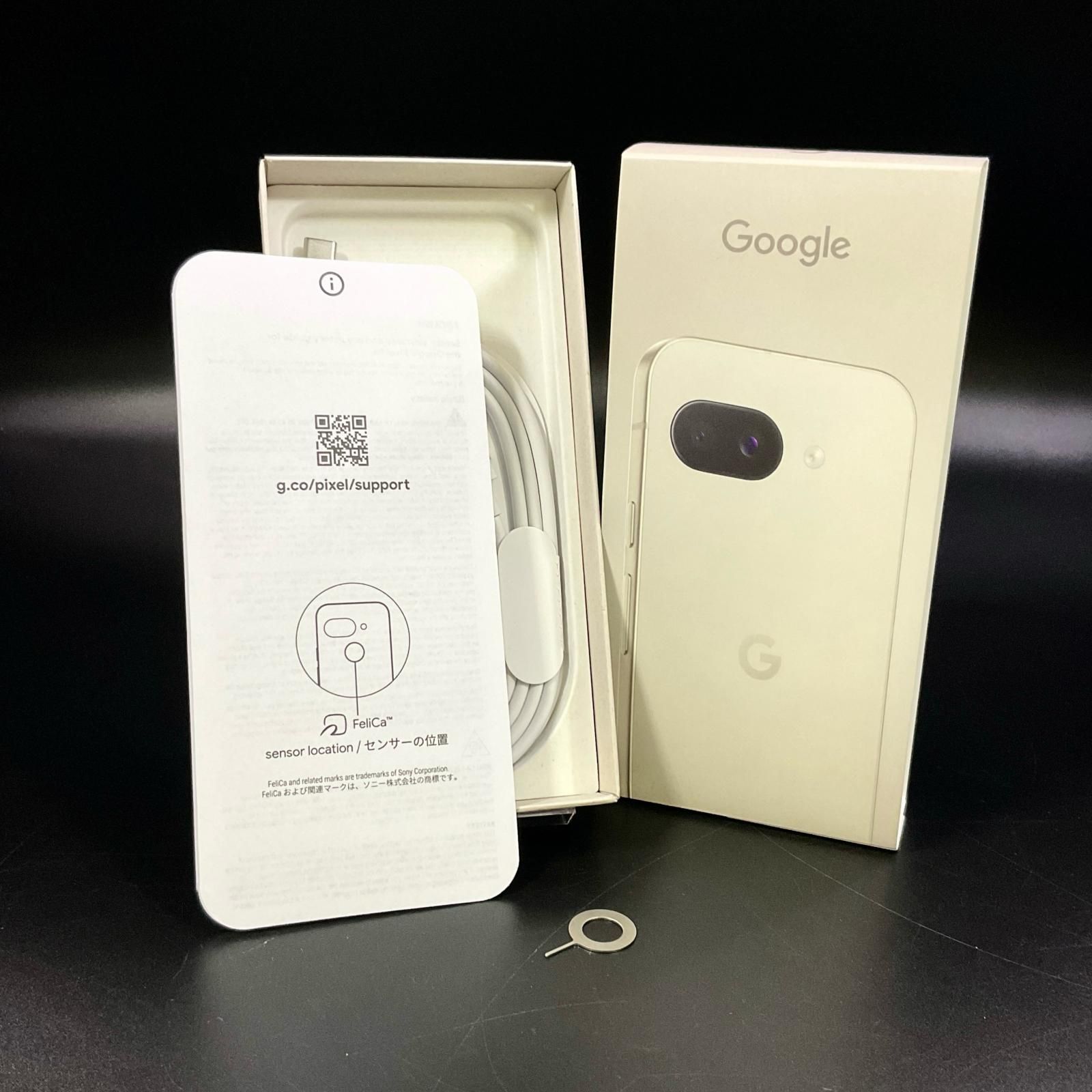 Google Pixel 9a 128GB Porcelain Softbank G3Y12 美品 動作確認