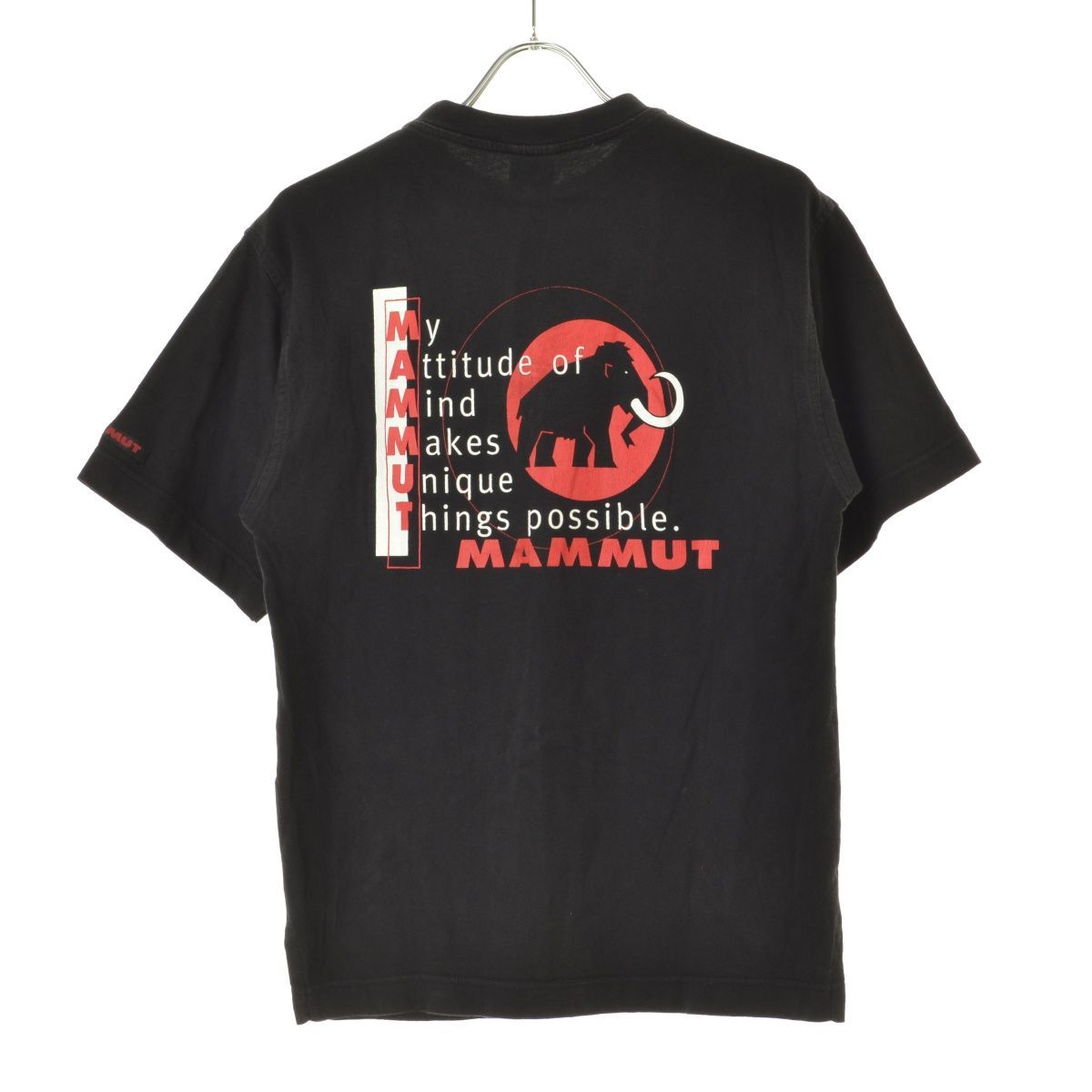 XS【MAMMUT / マムート】ポルトガル製 1030645 ロゴプリント半袖