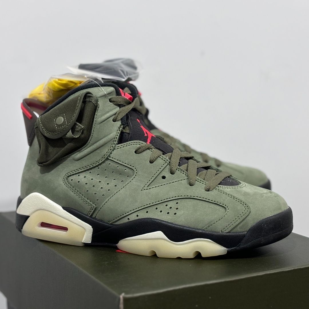 新品 Travis Scott x Air Jordan 6 AJ6 TS CN1084-200 トラビス・スコット × ナイキ エアジョーダン6  レトロ 