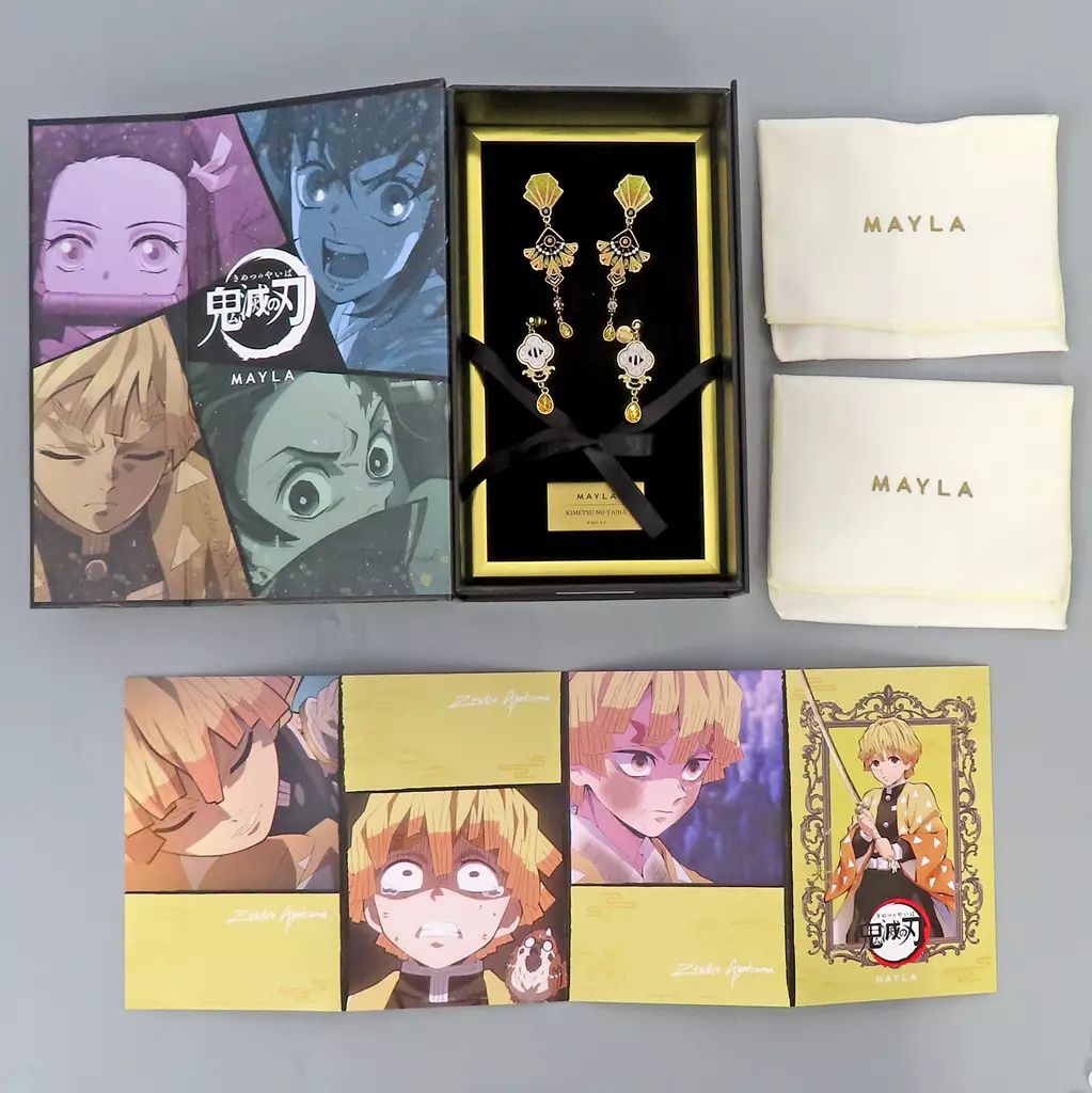 鬼滅の刃 MAYLA 煉獄杏寿郎 ピアス コンプリートセット 2個セット