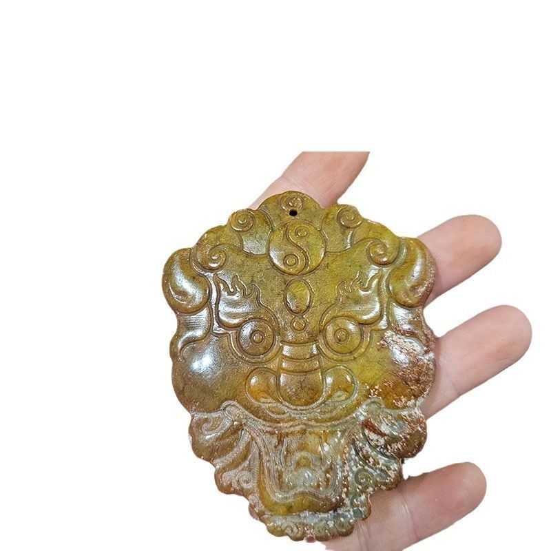 翡翠 双龍 黄色　ペンダント 翡翠 ネックレス ｜ TAK0231 – 大阪心斎橋 宝寿堂〈HOUJUDO〉
