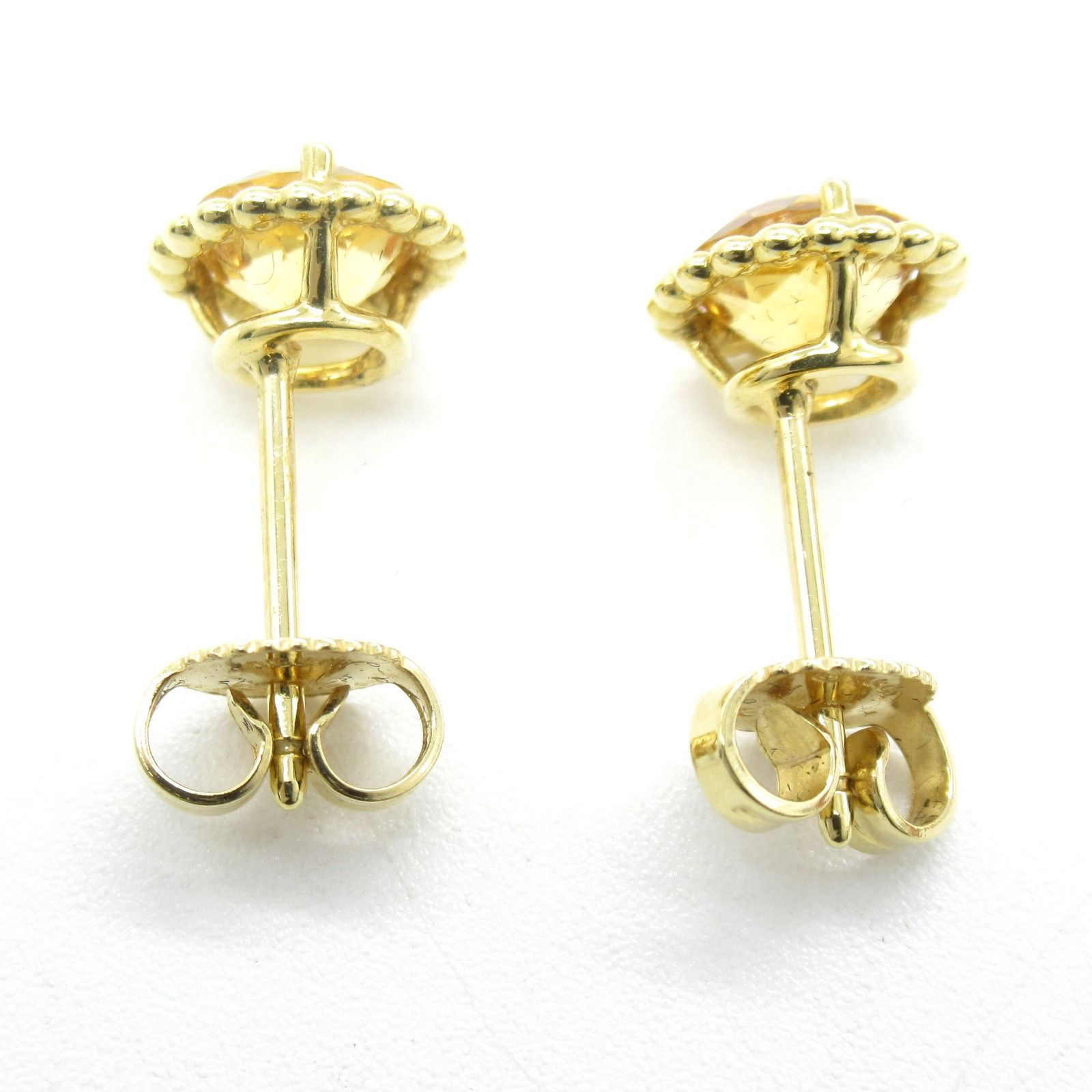 ティファニー スタッド シトリン ピアス