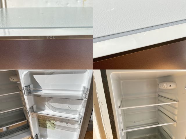 送料無料 TCL CRB126AH ノンフロン冷凍冷蔵庫 【中古】動作保証 126L