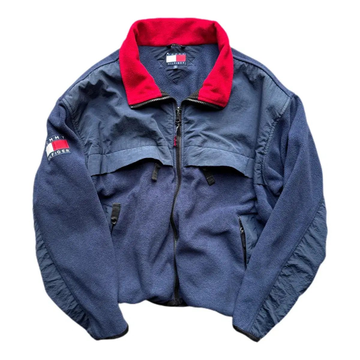 トミーヒルフィガー オーバーサイズ フリースジャケット 2XL