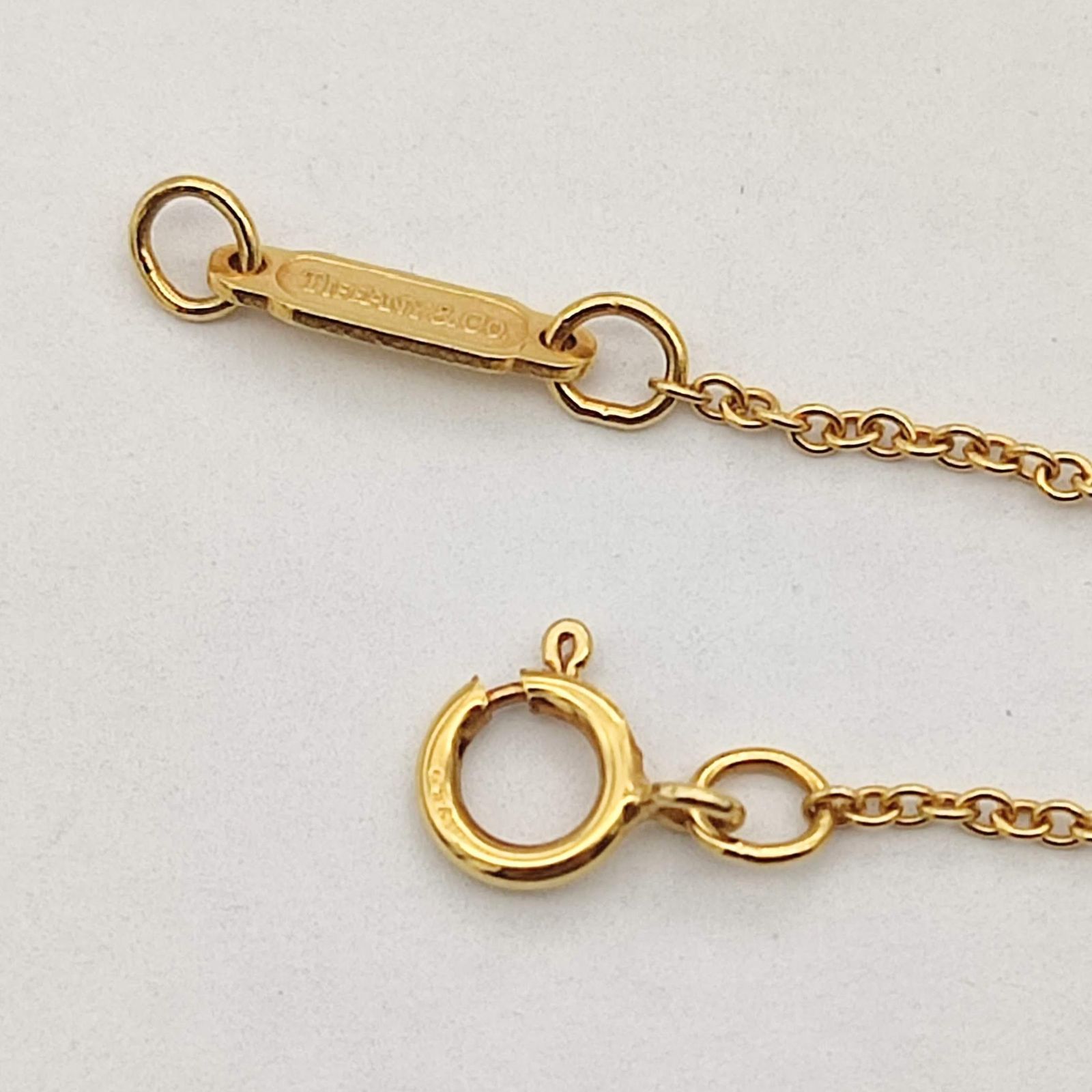 Tiffany & Co. 750ゴールド ネックレス ポールチェーン　レア Tiffany ティファニーゴールド チェーンネックレス 18K 750 【公式通販】