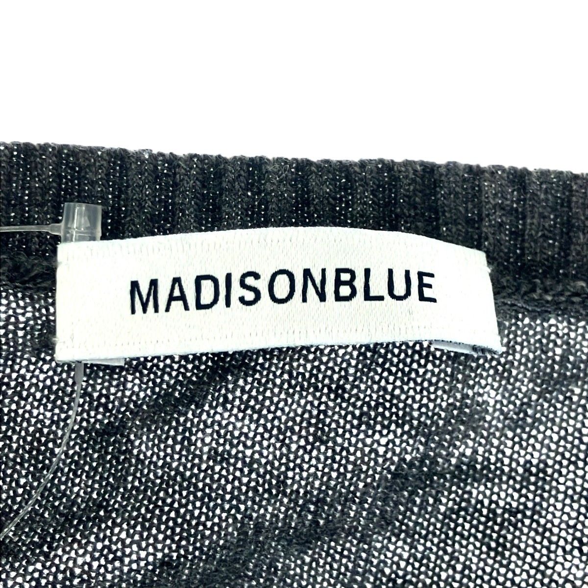 MADISON BLUE マディソンブルー 24AW STONE WASH CREW NECK H/S PO MNS ストーンウォッシュクルーネックニットセーター MB244-8009M グレー 04 MADISON BLUE マディソンブルー 24AW STONE WASH CREW NECK H/S PO MNS
