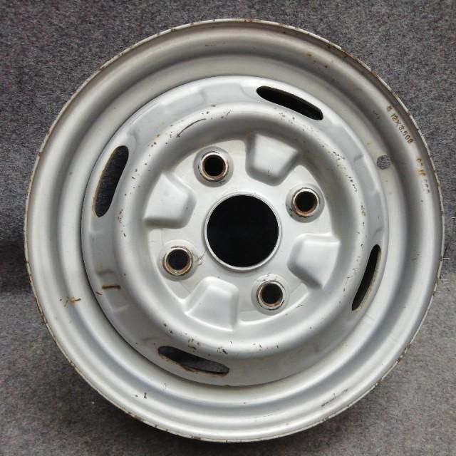 三菱ブラボーミニキャブ純正ホイール12インチ4.00B pcd114.3メッキ 三菱 ミニキャブ U42T U42V ブラボー 純正 スチールホイール