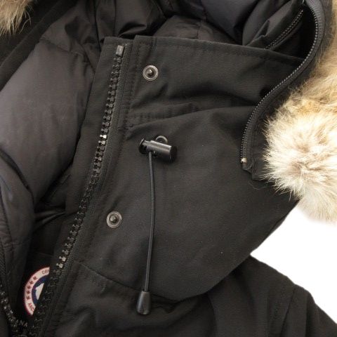 カナダグース 2302JL ダウンジャケット コート　S ブラックコヨーテファー CANADA GOOSE(カナダグース) MACKENZIE PARKA 2302JL (2302JL