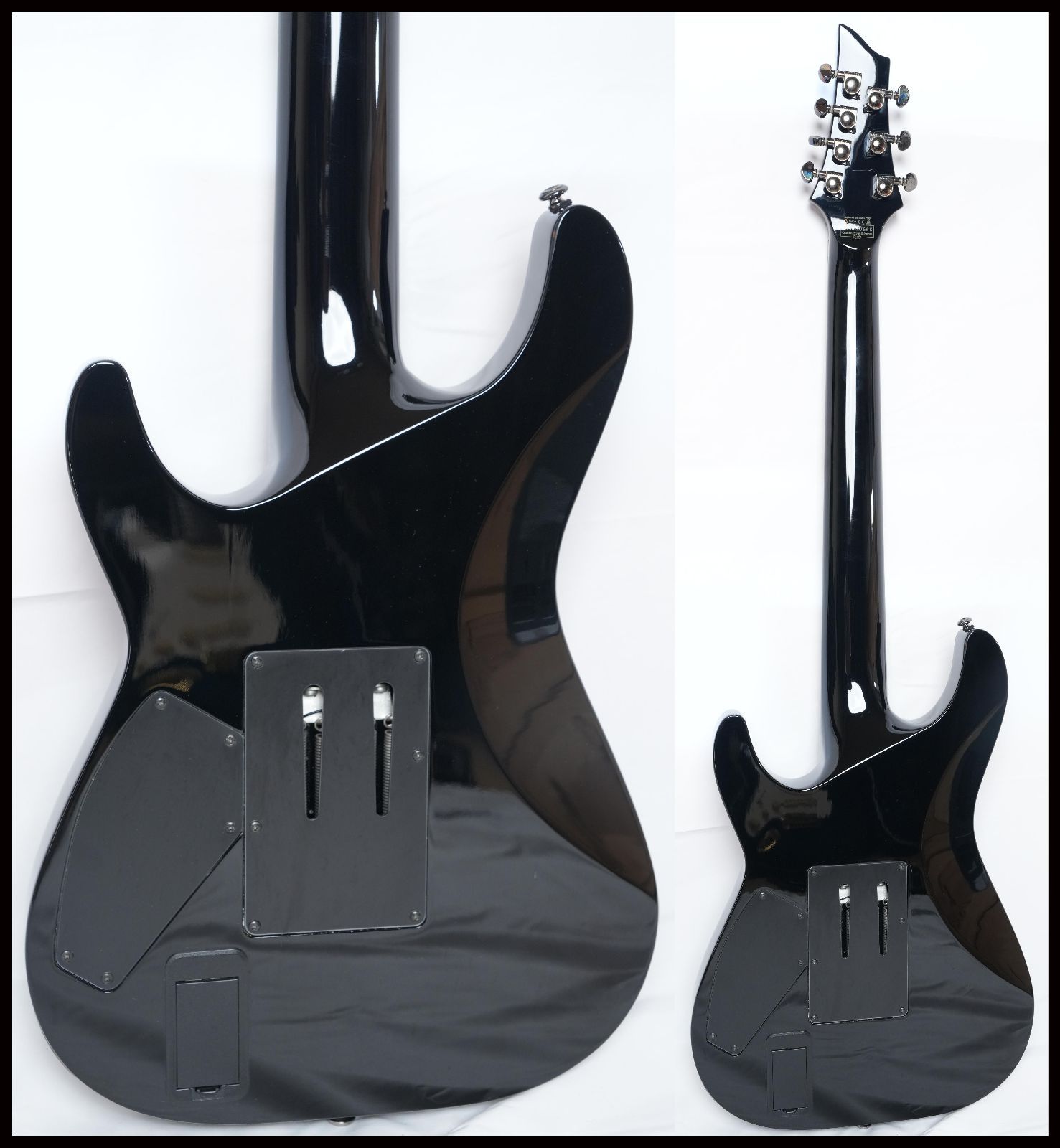 ☆SCHECTER☆AD-C-7-FR Black 7弦ギター EMGピックアップ搭載 美