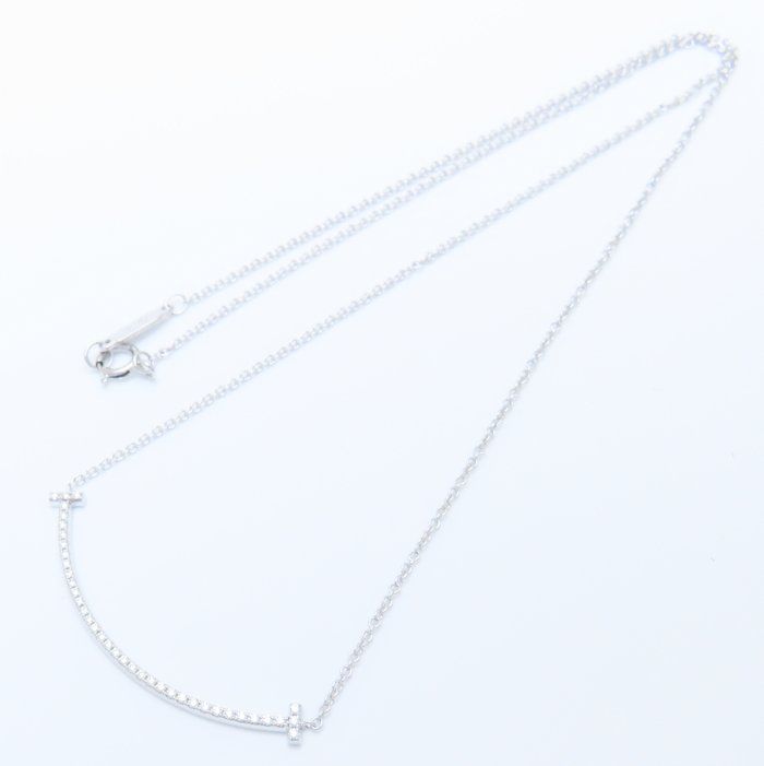 TIFFANY&Co. ティファニー Tスマイル ネックレス スモール  