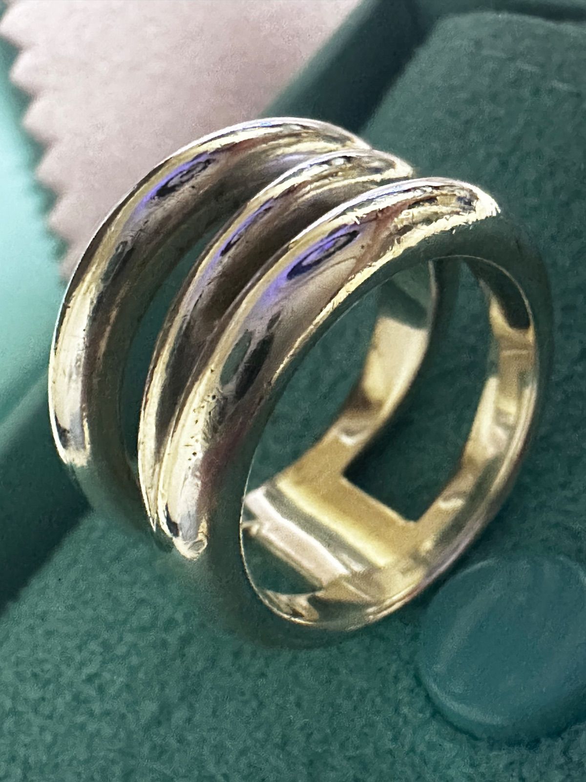 ✨美品✨TIFFANY&Co.　ティファニー　リング　希少　ダイアゴナル TIFFANY＆Co. ティファニー リング ダイアゴナ 希少廃盤商品 約9