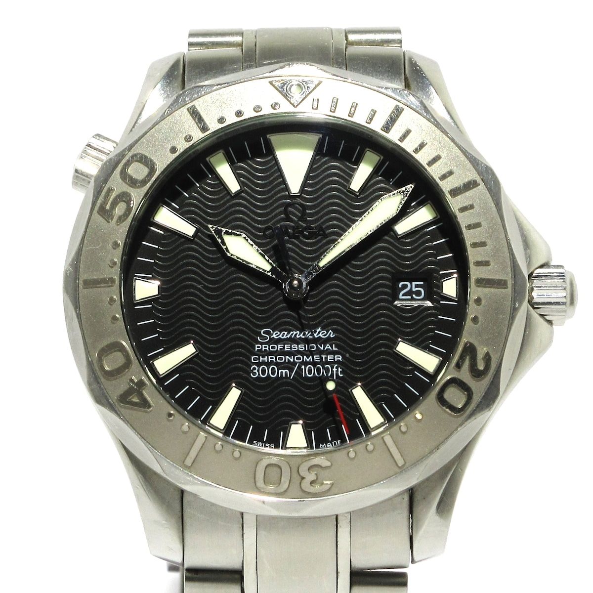 OMEGA オメガ 腕時計 シーマスター 2230.50 メンズ SS 黒